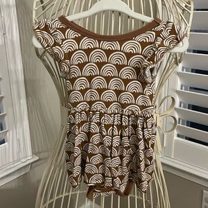 Little Sleepies Play Short Sleeve Dress with Bodysuit